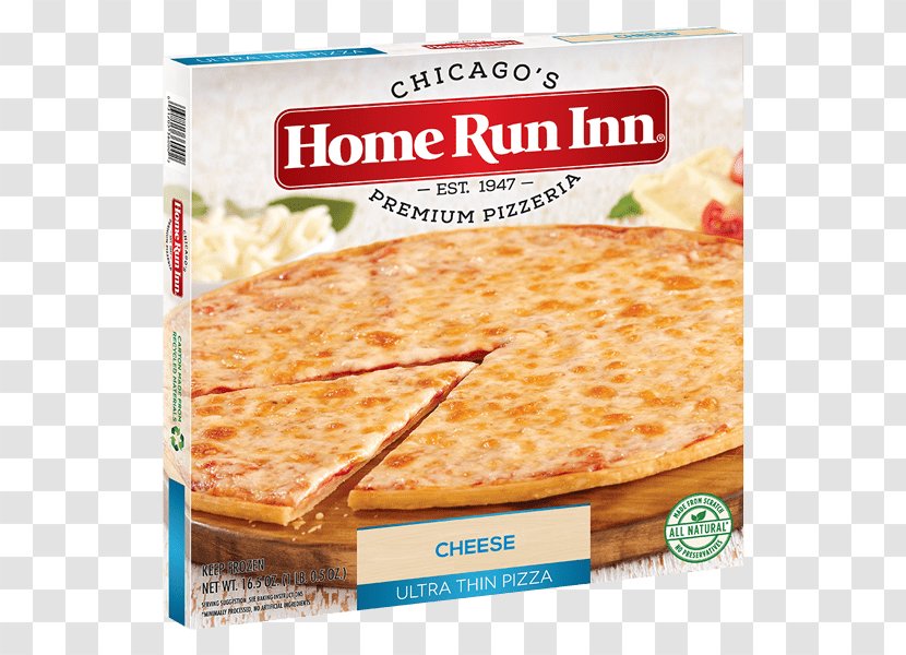 Chicago-style Pizza Flatbread Home Run Inn Cheese - Convenience Food Transparent PNG