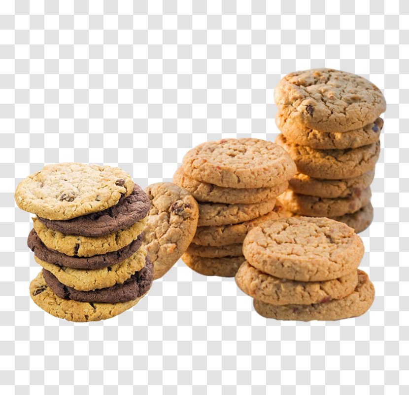 Peanut Butter Cookie Chocolate Chip Oatmeal Raisin Cookies Anzac Biscuit - Sponge Cake Transparent PNG