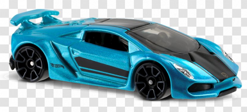 Supercar Lamborghini Sesto Elemento Model Car - Race - Veneno Transparent PNG