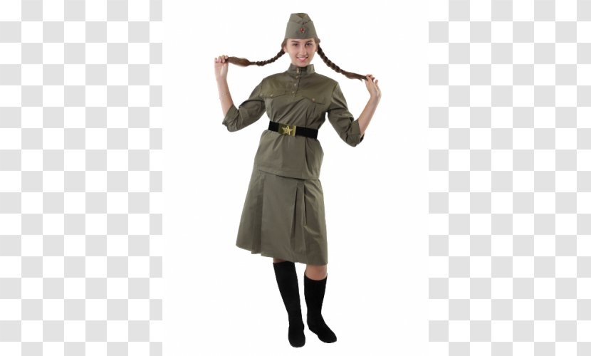 Gymnastyorka Costume Side Cap Military Skirt - Uniform Transparent PNG