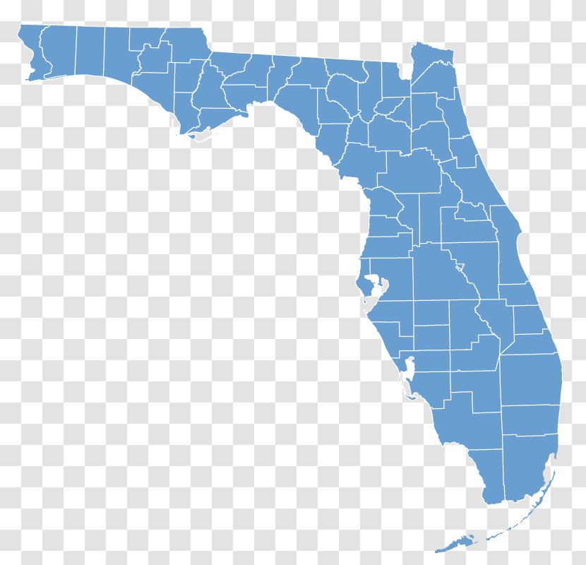 Florida Map Plat - Stock Photography Transparent PNG