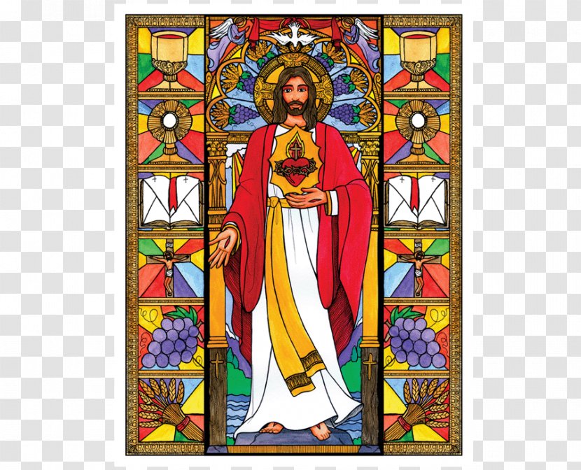 Stained Glass Art Religion Material - Window Transparent PNG