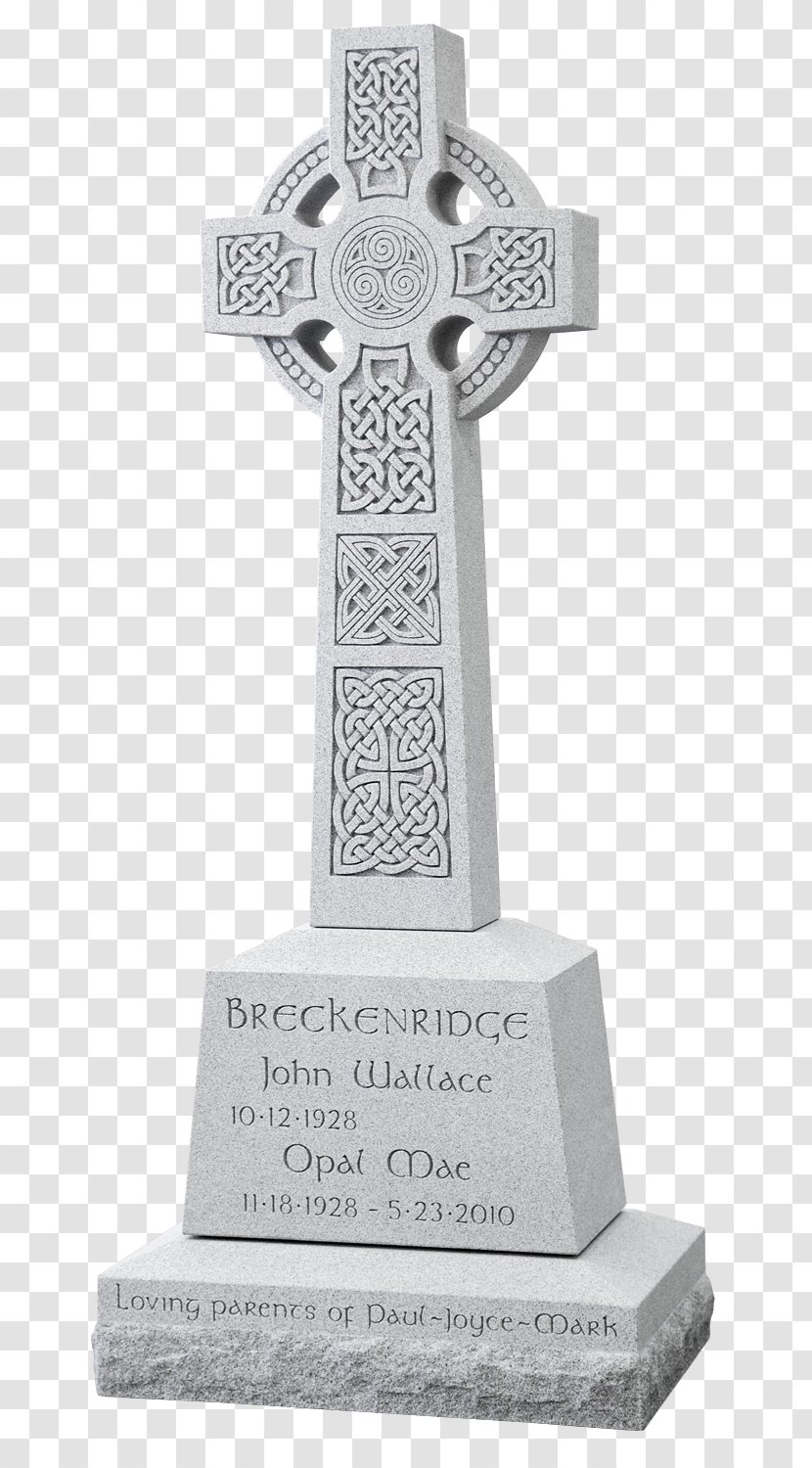 Headstone High Cross Memorial Celtic - Cemetery - Grave Transparent PNG
