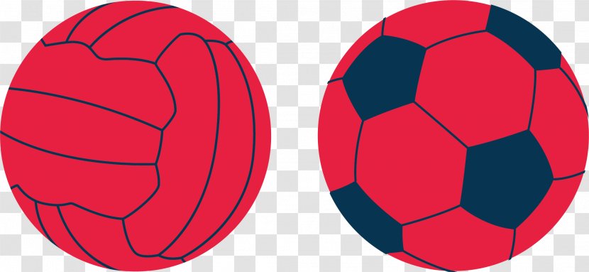 Football Red - Vector Material Transparent PNG