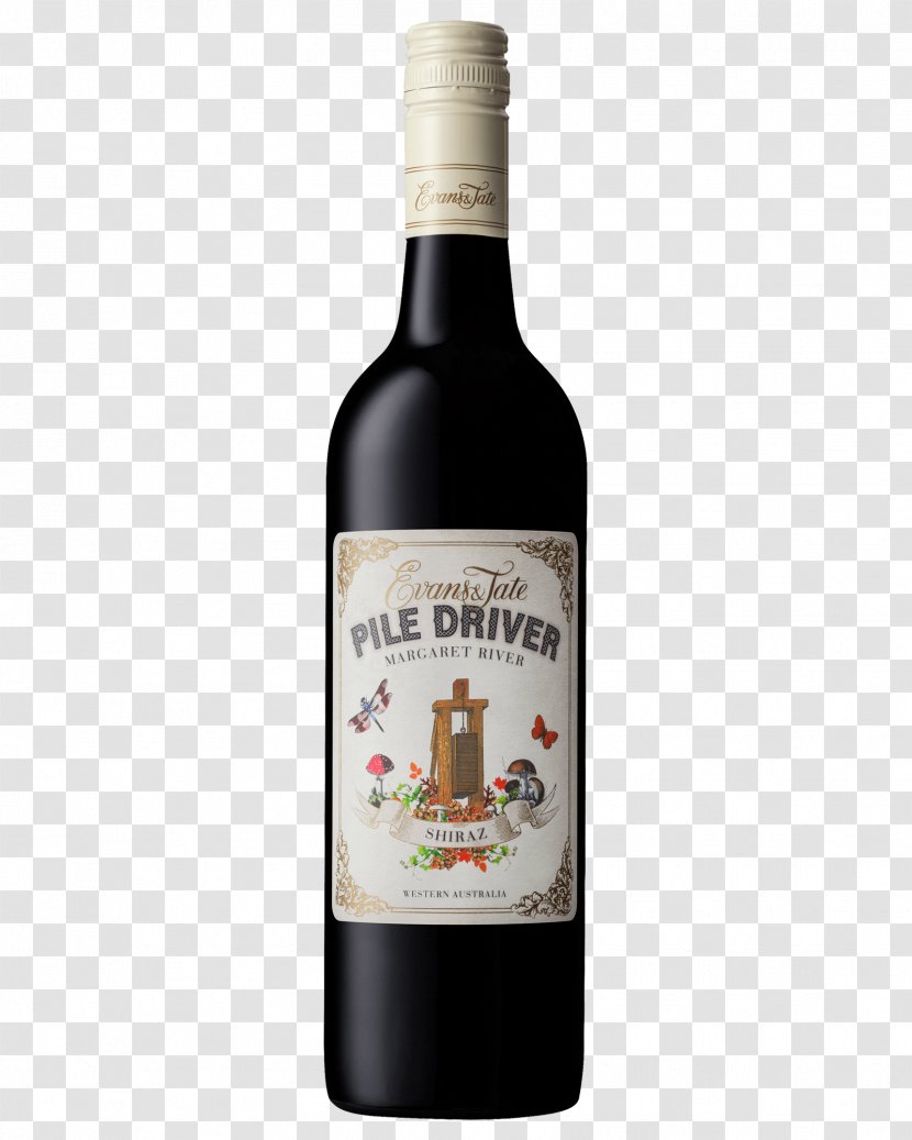Evans & Tate Shiraz Wine Cabernet Sauvignon Merlot - Alcoholic Beverage Transparent PNG
