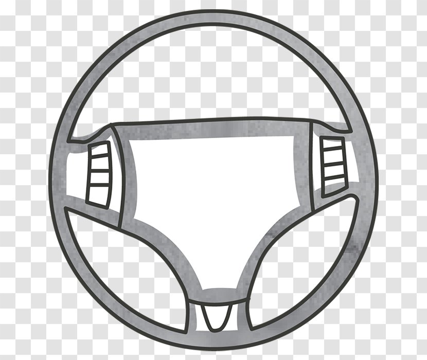 Motor Vehicle Steering Wheels Technology Line Rim - Wheel Transparent PNG