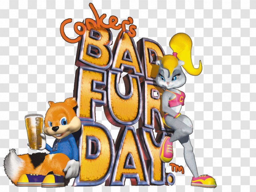 Conker's Bad Fur Day Nintendo 64 Banjo-Kazooie GoldenEye 007 Conker The Squirrel - Brand - Shorts Transparent PNG