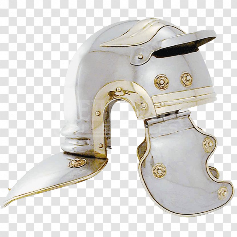 Galea Imperial Helmet Praetorian Guard Gladiator - Crest - Roman Transparent PNG