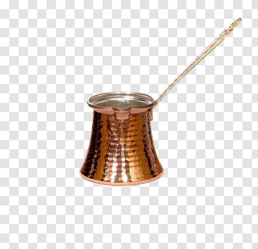 Copper Turkish Coffee Cezve Tea - Pot Transparent PNG