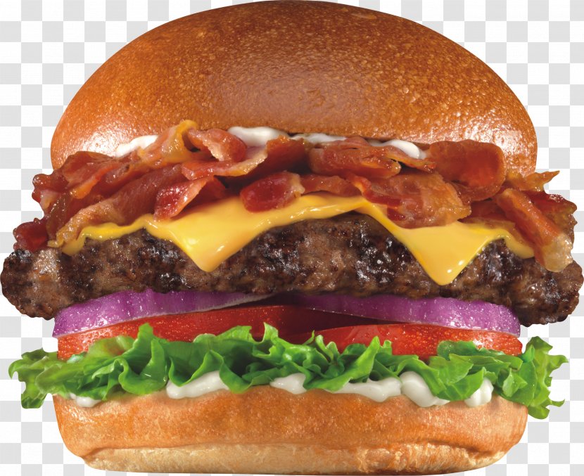 Cheeseburger Hamburger Fast Food Whopper Buffalo Burger - Patty - Bacon Transparent PNG