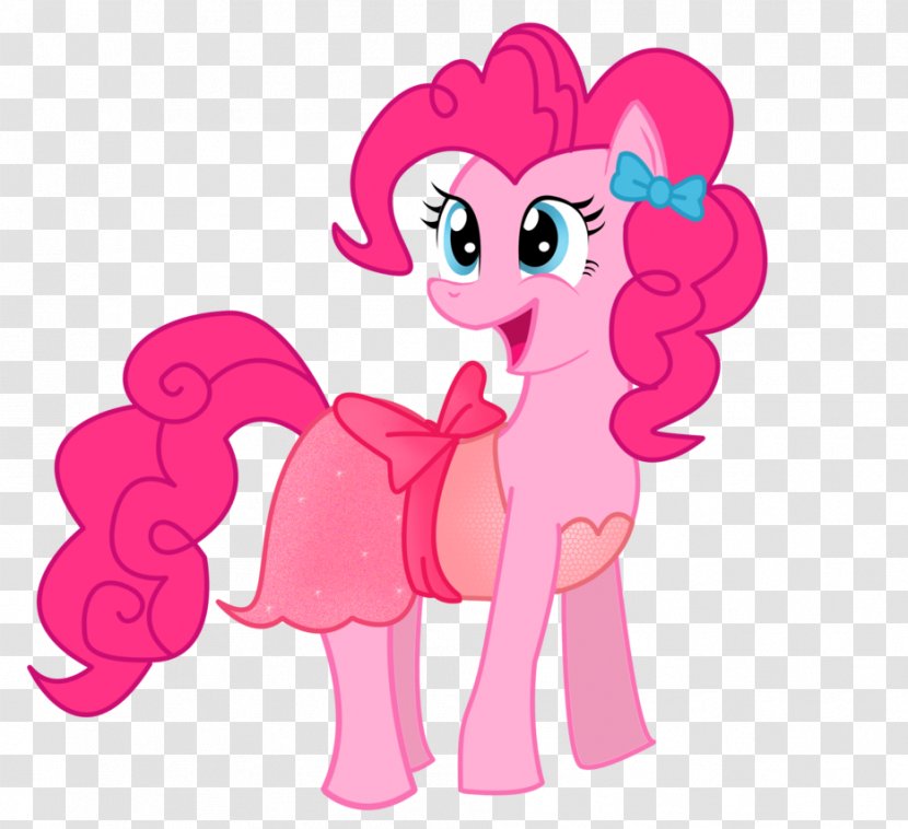 Pony Pinkie Pie Horse - Cartoon Transparent PNG