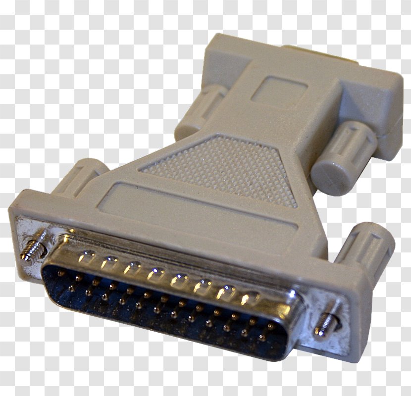 Adapter Serial Cable Electrical Connector Port Computer - Printer Transparent PNG