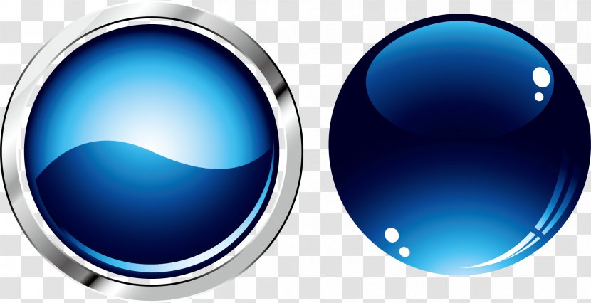 Button Icon - Directory - Round Blue Transparent PNG