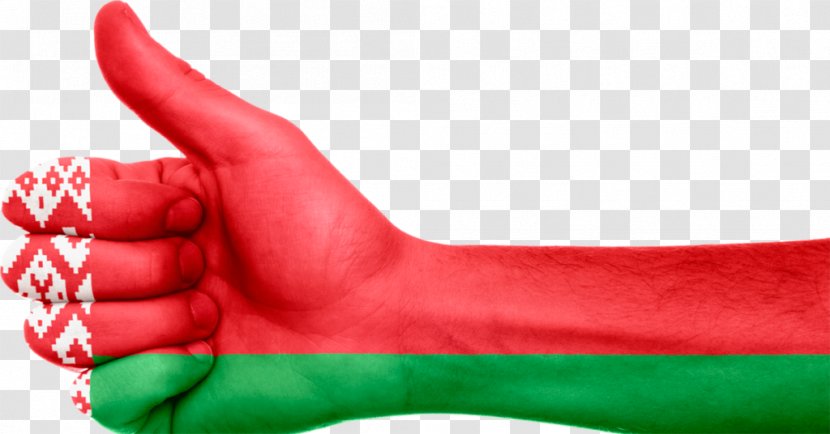 Flag Of Belarus Initial Coin Offering Bitcoin - Hand Transparent PNG