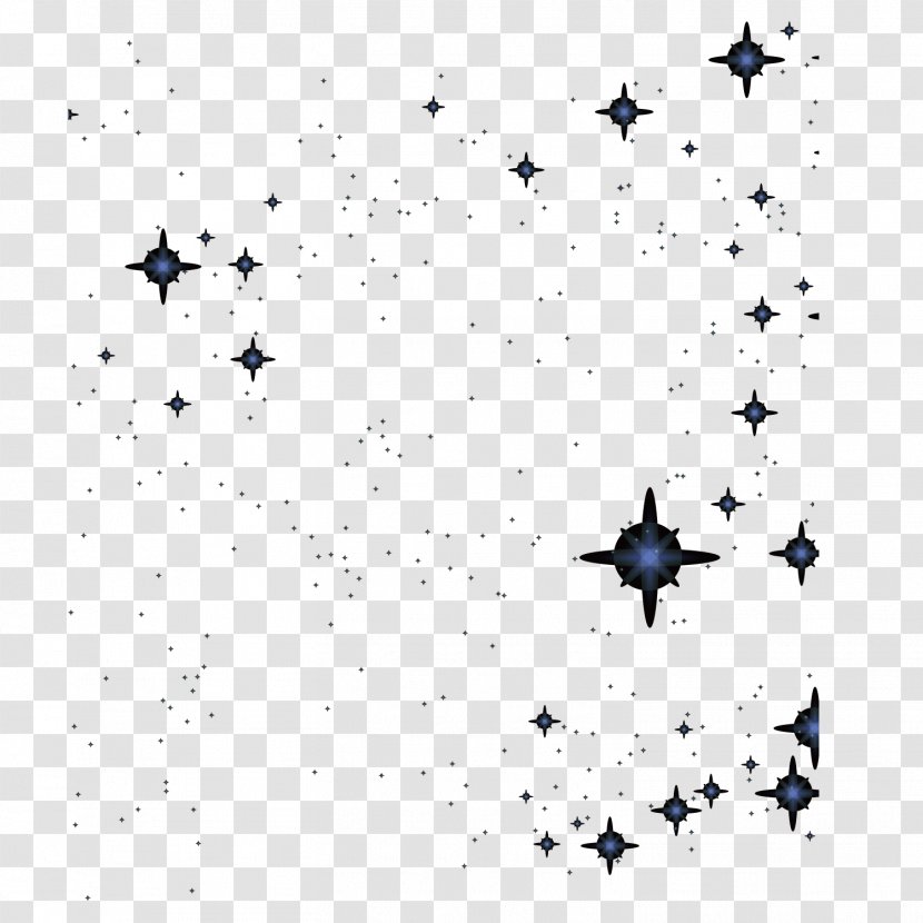 Starry In The Night Sky - Pattern - Texture Transparent PNG