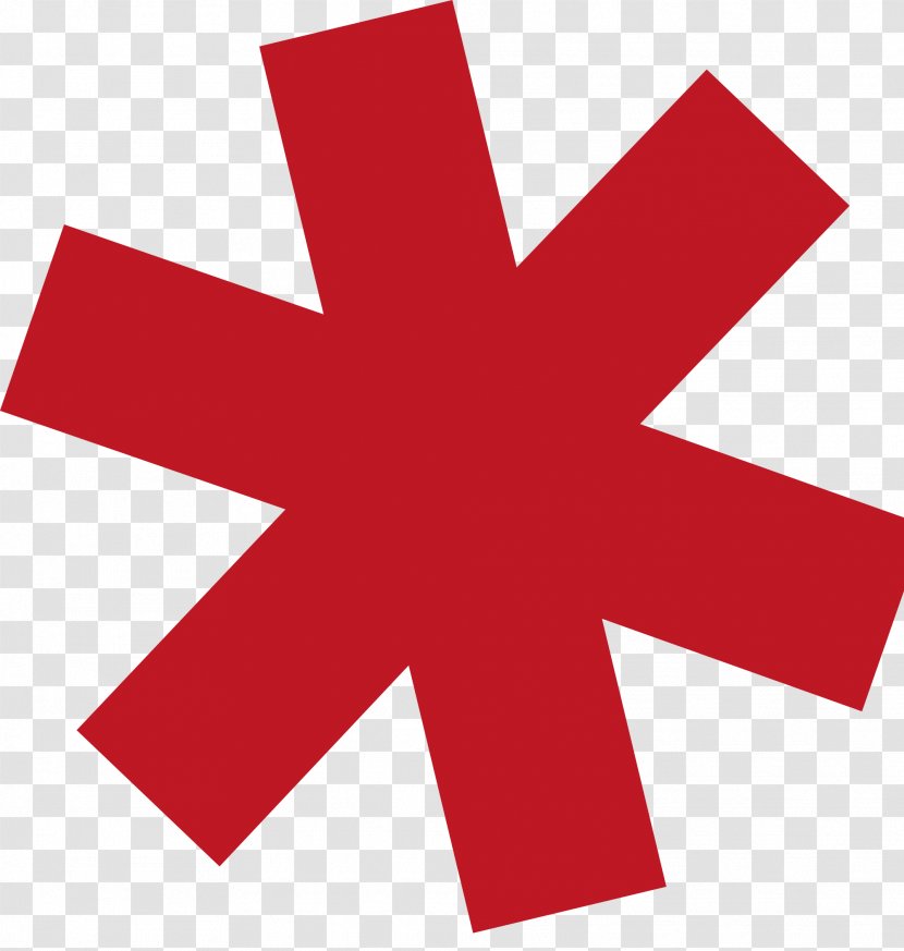 Asterisk Clip Art - Red Star Transparent PNG