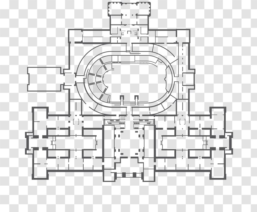 Palau Nacional Floor Plan Museum - Map - Design Transparent PNG