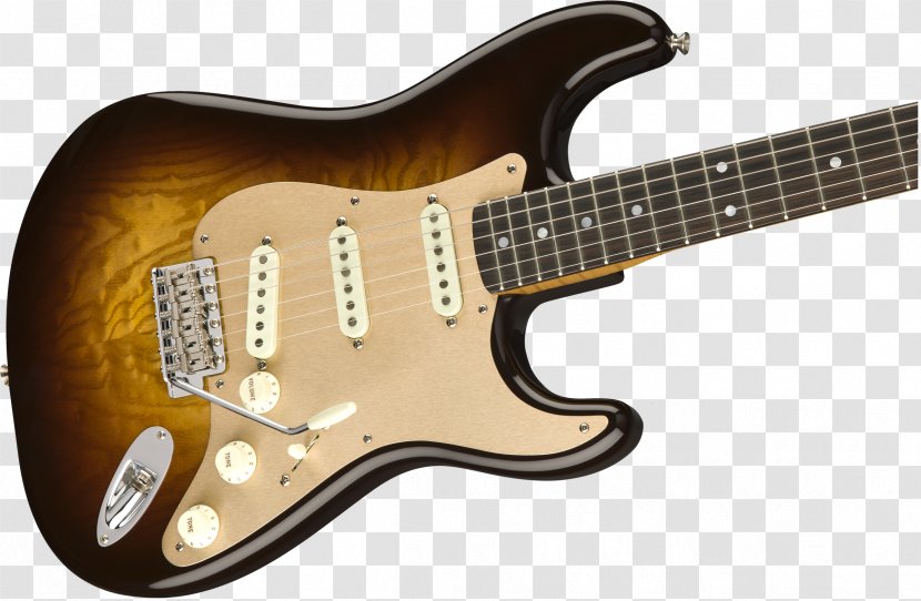 Fender Stratocaster Musical Instruments Corporation Sunburst Elite Electric Guitar - Bass Transparent PNG