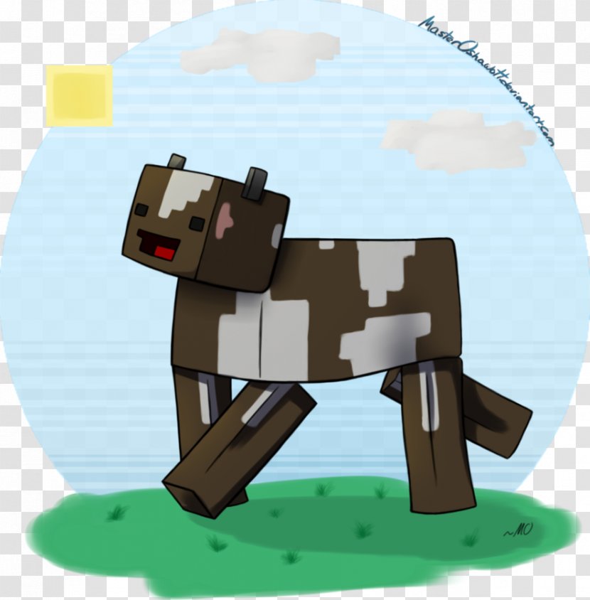 Cattle Drawing Calf Minecraft Clip Art - Cow Transparent PNG