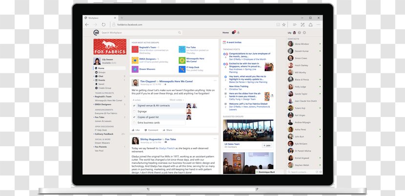 Facebook F8 Workplace By Social Media Networking Service Transparent PNG