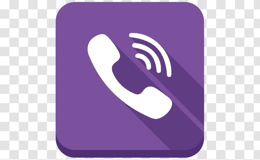 Viber Telephone Call IPhone - Violet Transparent PNG