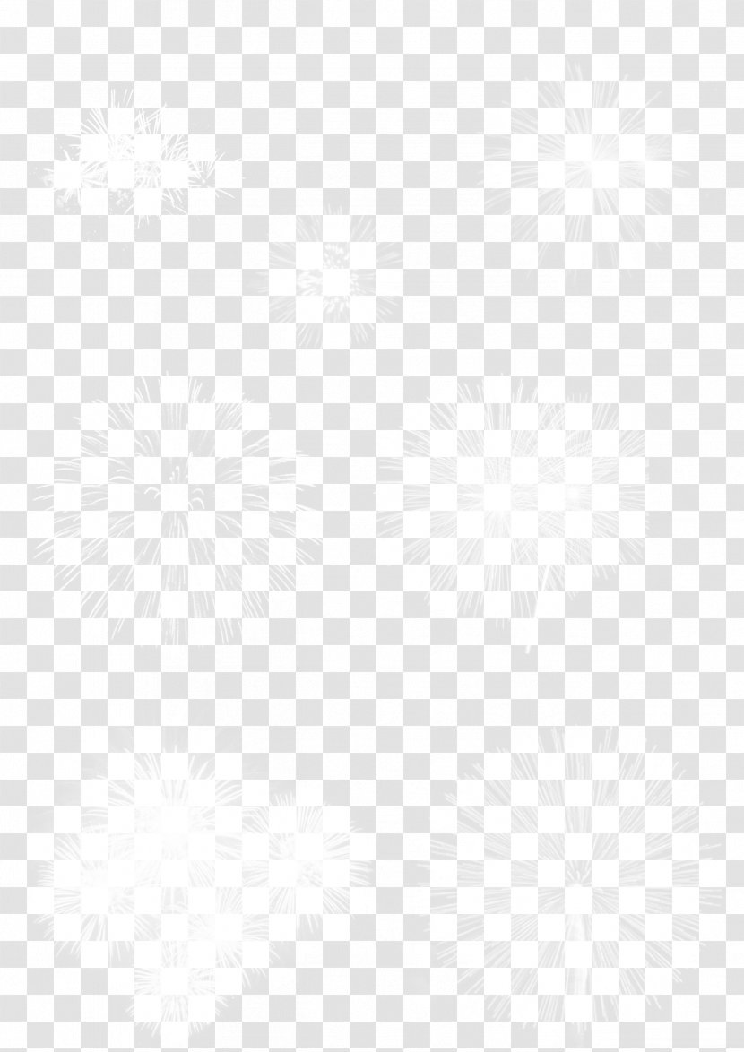 Black And White Line Angle Point - Symmetry - Pure Romantic Festive Fireworks Transparent PNG