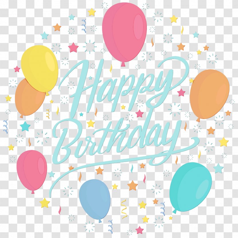 Happy Birthday Card - Greeting Note Cards - Sticker Polka Dot Transparent PNG