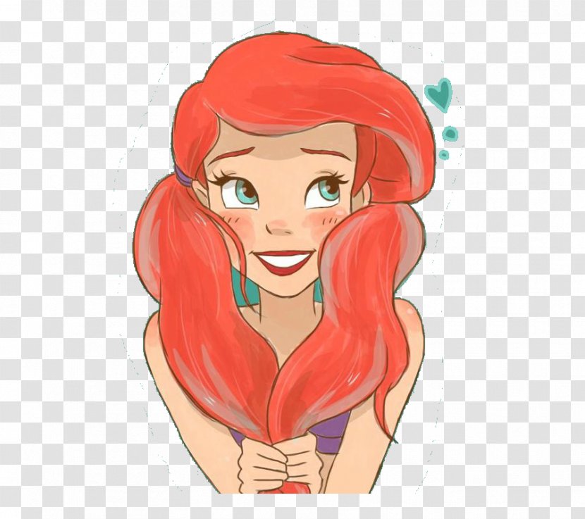 Ariel The Little Mermaid Disney Princess Walt Company - Cartoon - Hug Alice Wendy Transparent PNG