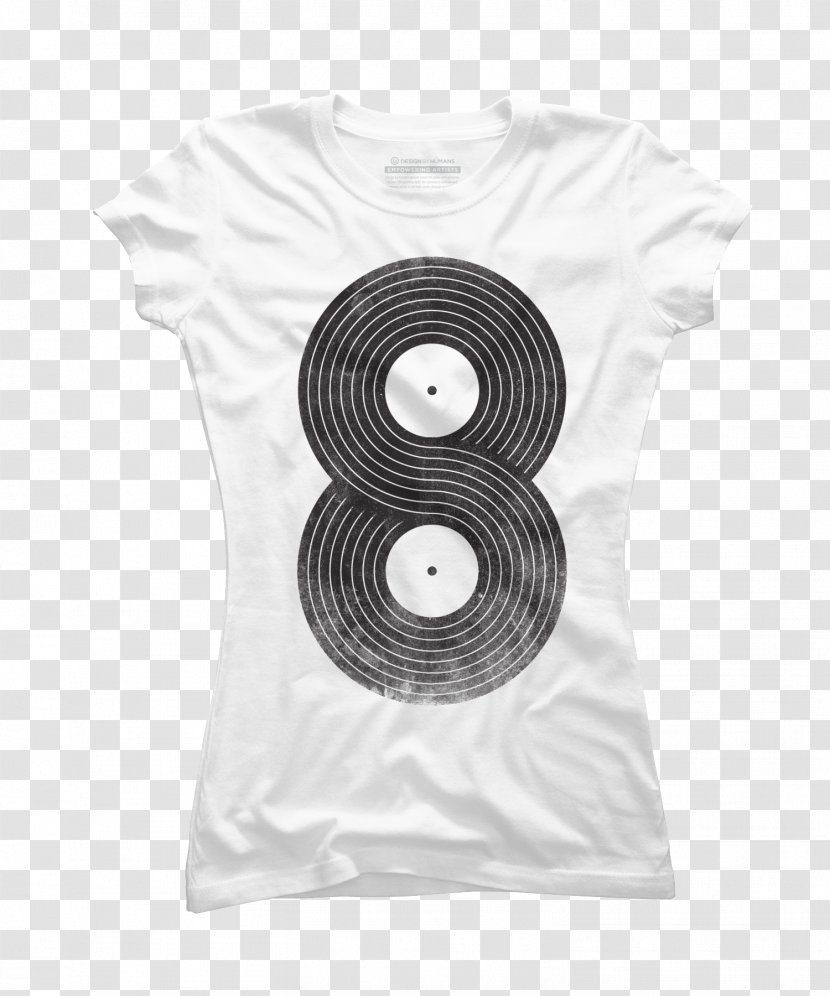 T-shirt Top Hoodie Tracksuit - Neck - Vinyl Disk Transparent PNG