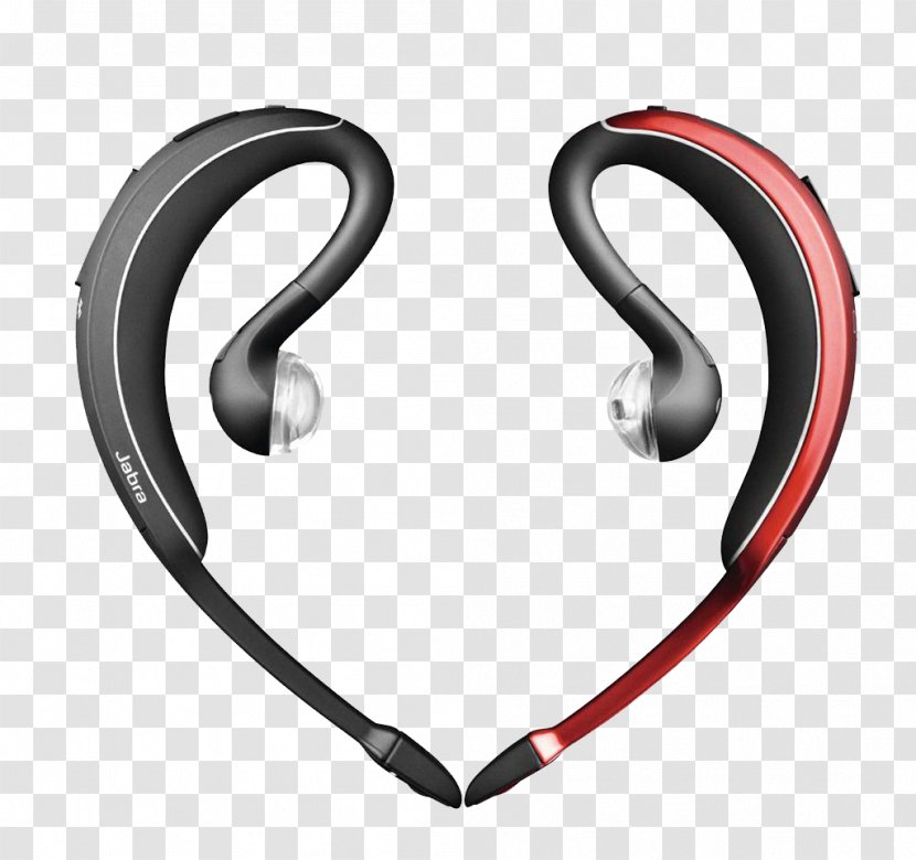 Headset Bluetooth Jabra Headphones Mobile Device - Handsfree - Red Creative Transparent PNG