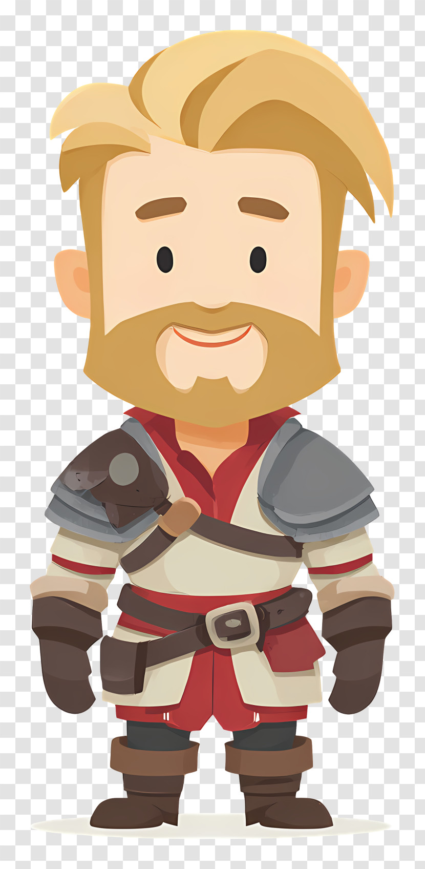Divinity - Blonde Warrior Cartoon Character Transparent PNG