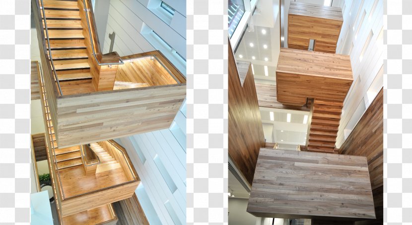 Wood Flooring Stairs Lumber Hardwood - Plywood - Staircase Transparent PNG