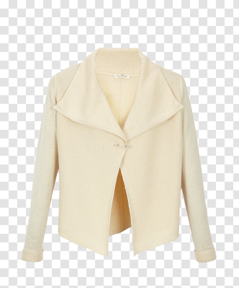 Jacket Outerwear Sleeve Beige Transparent PNG