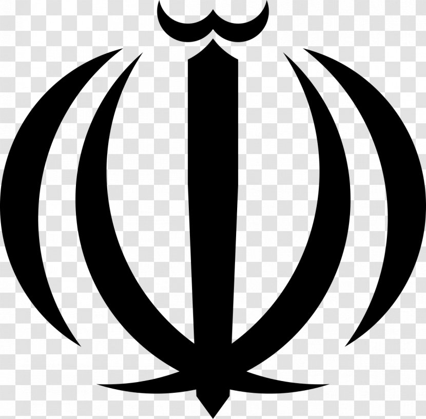 Iranian Revolution Emblem Of Iran Flag Coat Arms - Persian Transparent PNG