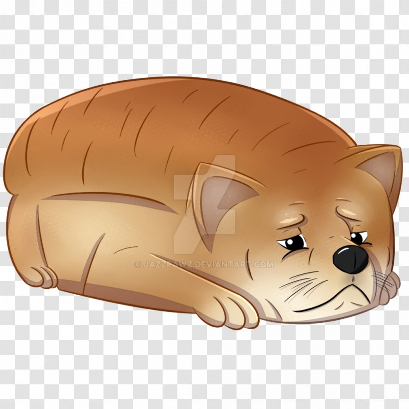 Loaf Bread Cartoon Cat Reddit - Doge Transparent PNG
