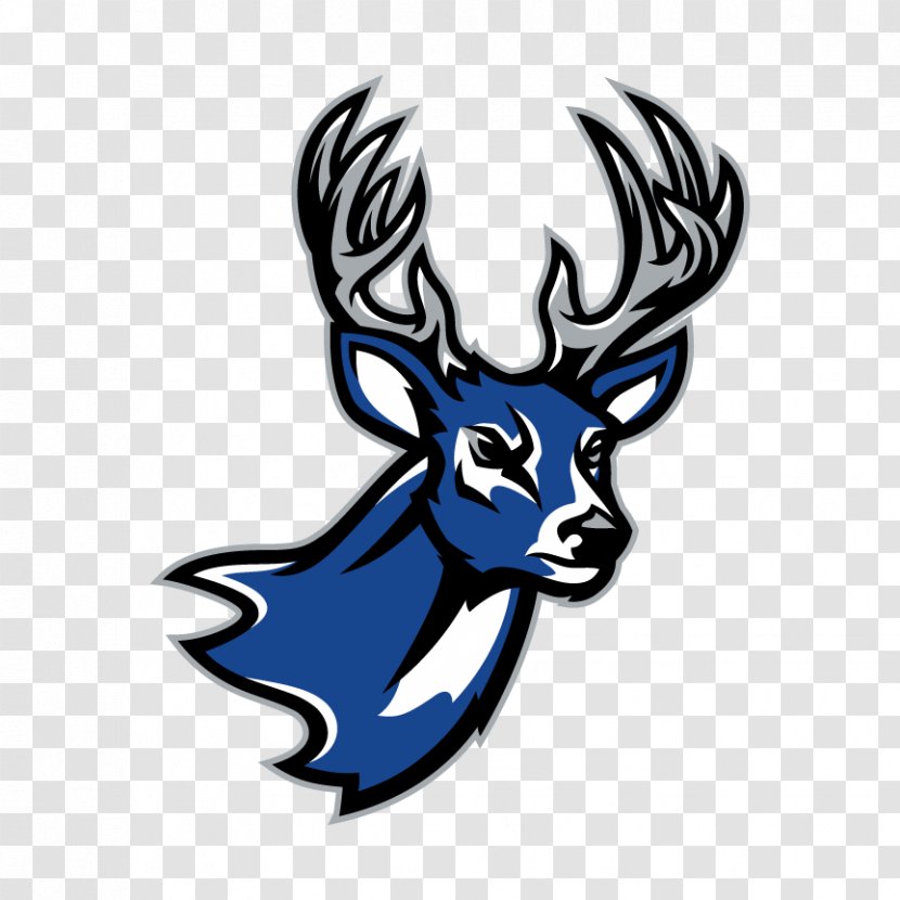 Logo Sport Deer Creek Middle School - Mascot - Antler Transparent PNG