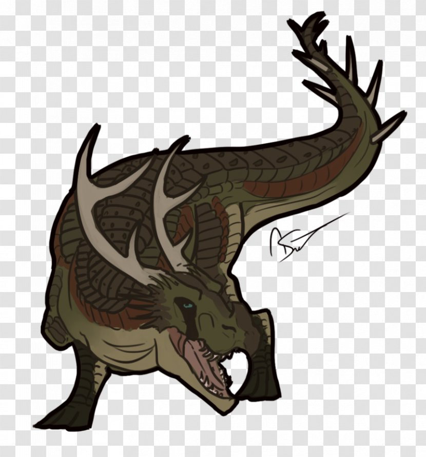 Tyrannosaurus Deer Dragon Cartoon - Animal Transparent PNG
