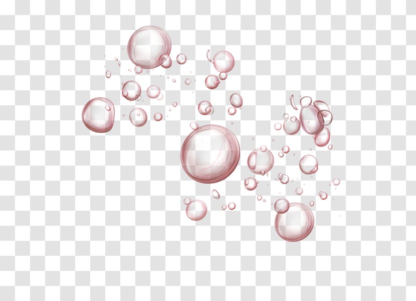 Foam Bubble Drop Clip Art - Pink - Water Droplets Transparent PNG