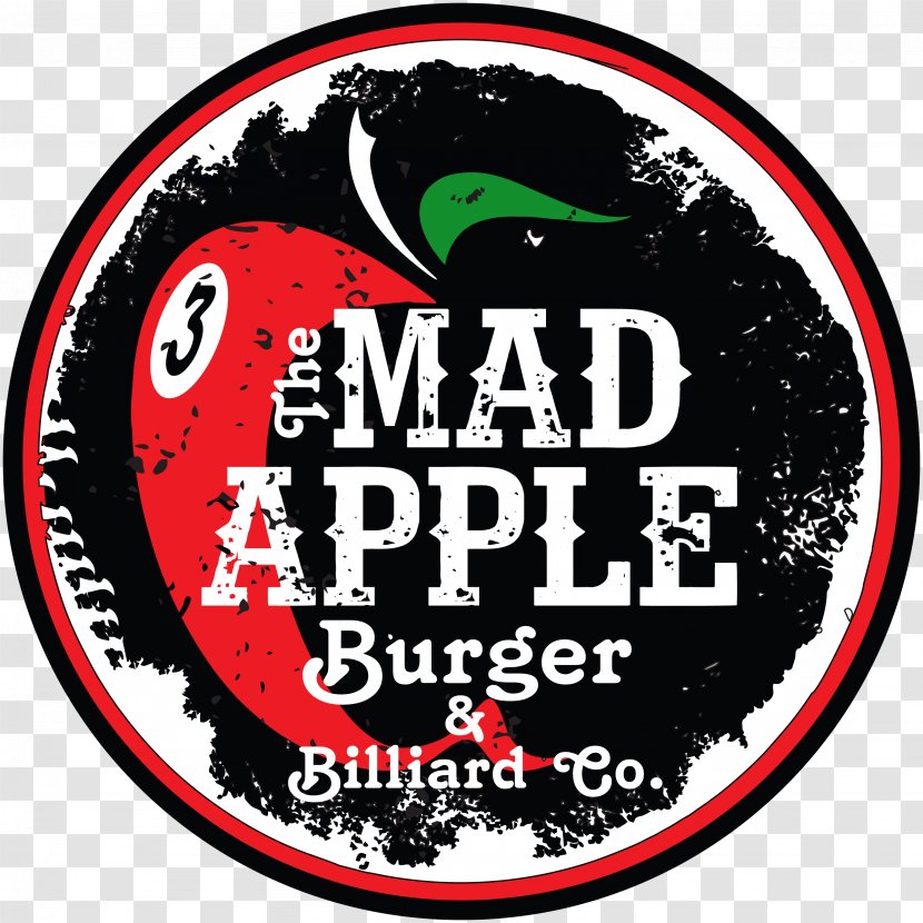 The Mad Apple Burger & Billiard Co. Appleton Hall Restaurant Billiards Transparent PNG
