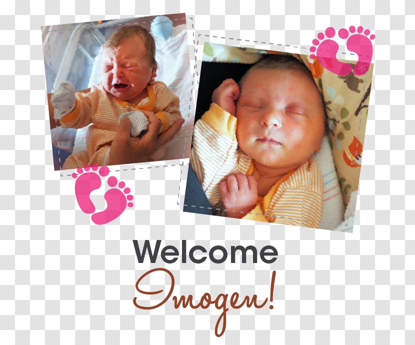 Infant Picture Frames Toddler - Photo Caption - Imogen Transparent PNG