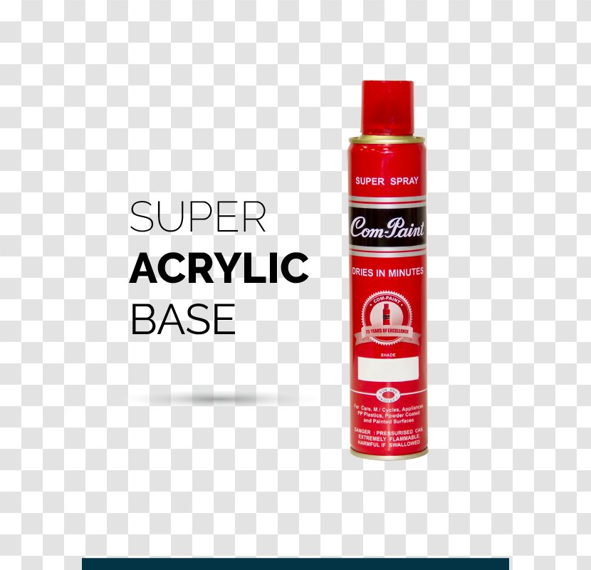 Aerosol Paint Acrylic Enamel Spray - Vitreous Transparent PNG
