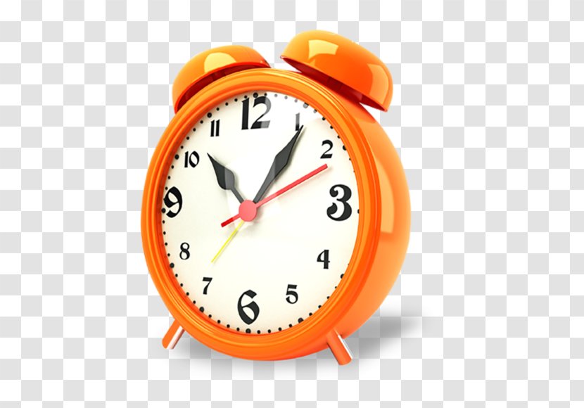 Orange - Quartz Clock - Home Accessories Transparent PNG