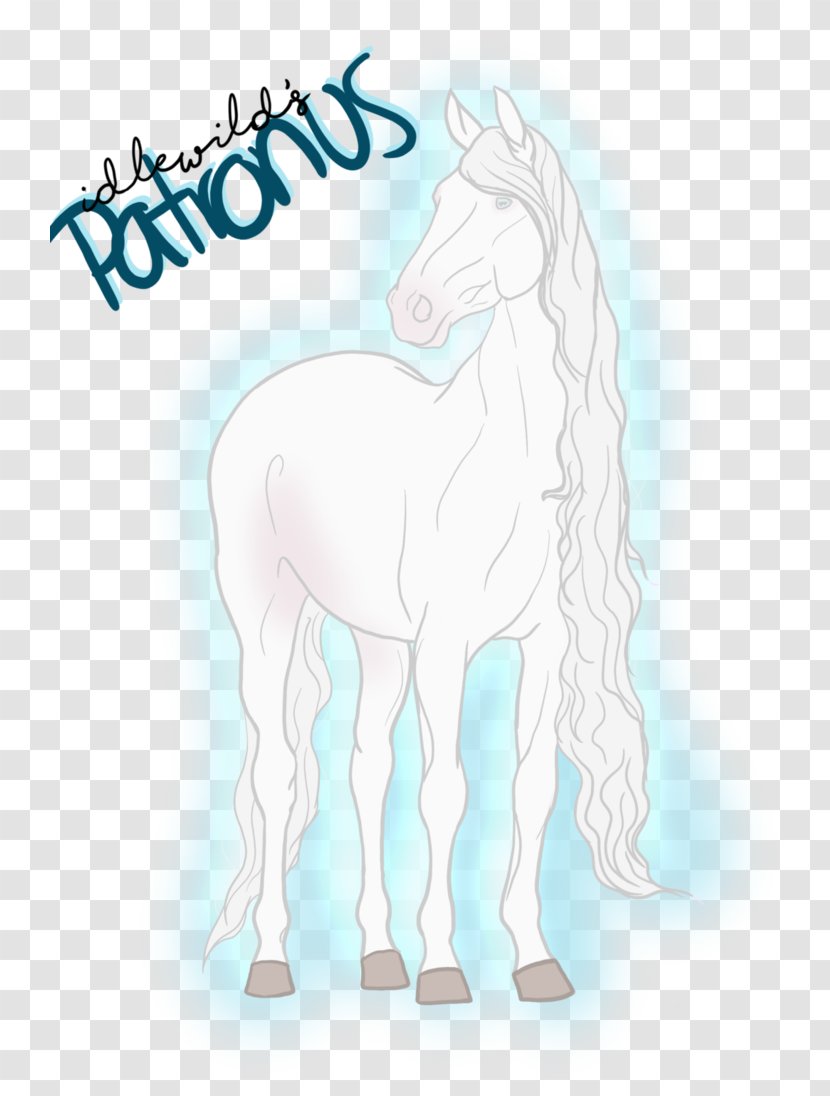 Mane Mustang Pony Unicorn Pack Animal - Heart Transparent PNG