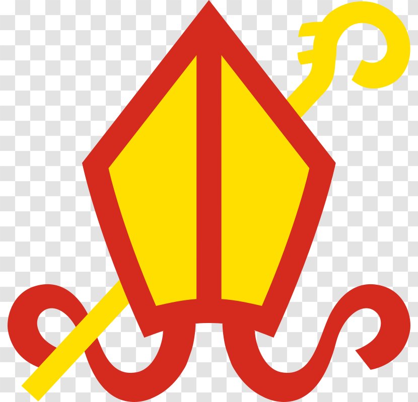 Mitre Bishop Crosier Clip Art - Logo - Ketupat Transparent PNG