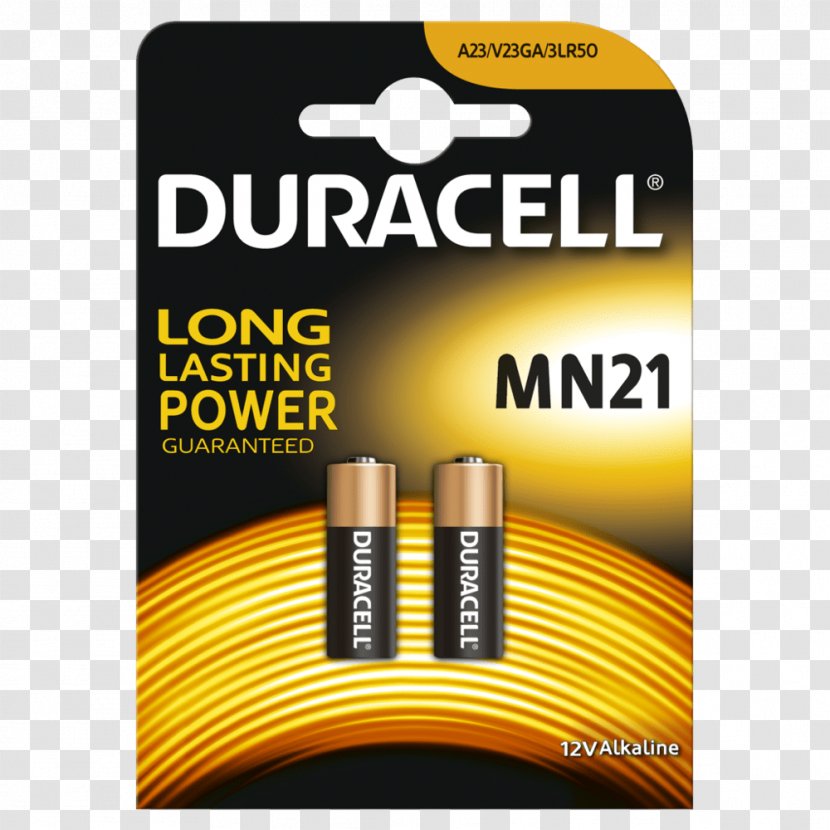 Battery Charger A23 Alkaline Electric A27 - Electronics Accessory - Duracell Transparent PNG