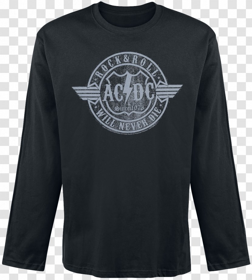 AC/DC Hoodie T-shirt Bluza Rock 'n' Roll Train - Sleeve Transparent PNG