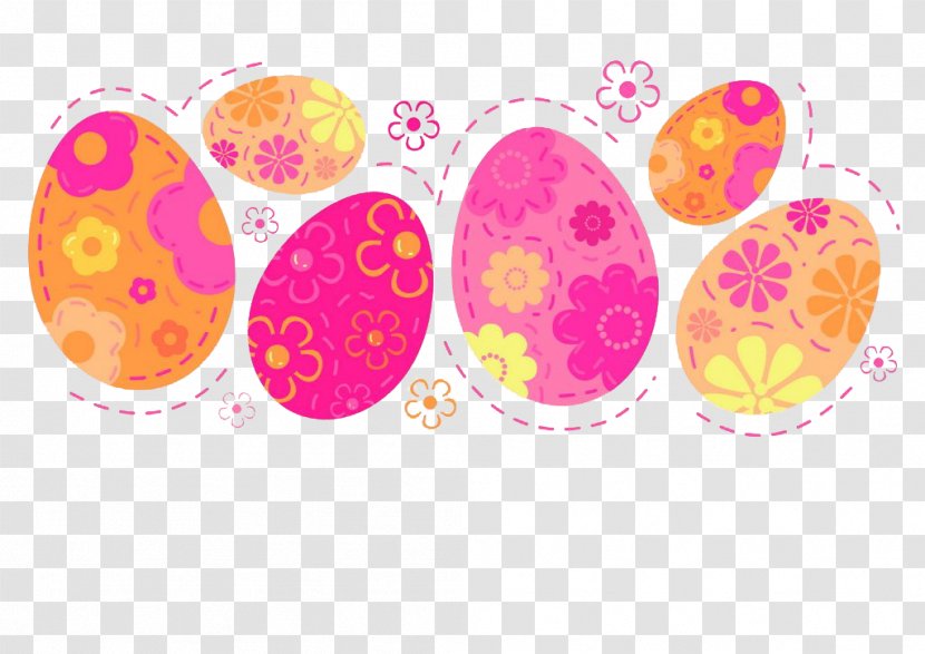 Easter Bunny Egg Pattern - Petal Transparent PNG