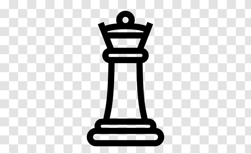 Chess Piece Rook Queen Pawn - Black And White - King Transparent PNG