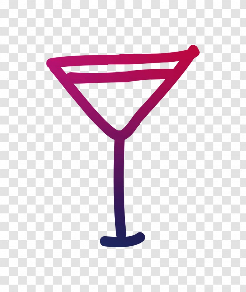 Martini Angle Cocktail Glass Line Product Transparent PNG