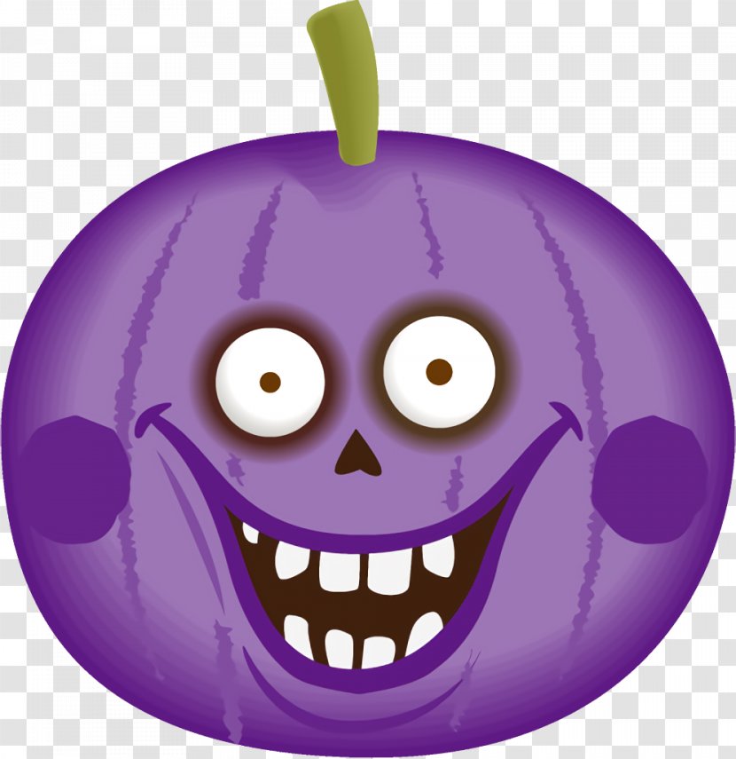 Jack-o-Lantern Halloween Carved Pumpkin - Ornament - Fruit Mouth Transparent PNG